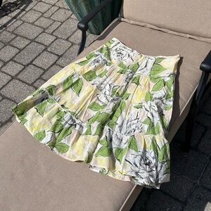 Beautiful Yellow and Green Aqua Skirt